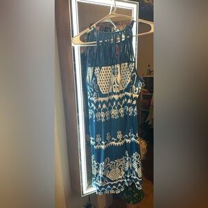 Comfy dress with a high neck